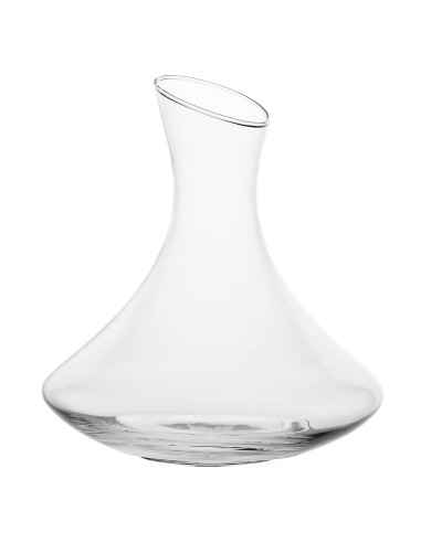 La Porcellana Bianca-Novello Decanter Obliquo 1500 Ml Vetro H 21 Cm - 1500 Ml