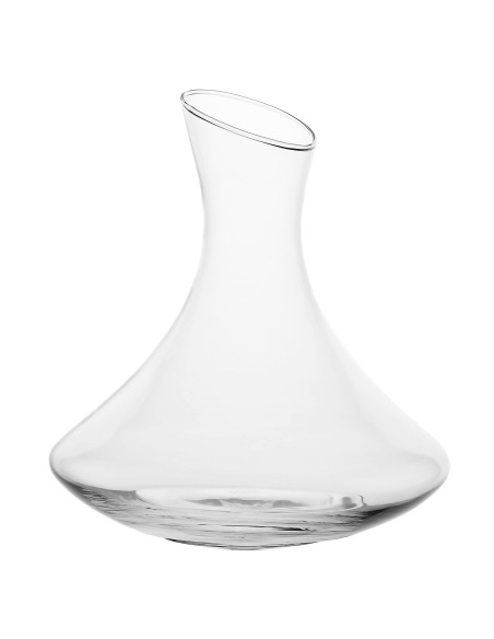 La Porcellana Bianca-Novello Decanter Obliquo 1500 Ml Vetro H 21 Cm - 1500 Ml