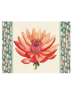 L'Oca Nera -  Tovaglietta Rigida Avorio 39x29,5 cm -  Riflessi di Loto