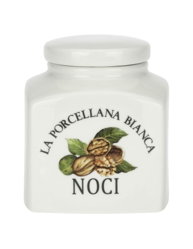 La Porcellana Bianca-Conserva Bar Porc 0,5 Lt Deco Noci Gb Gift Box