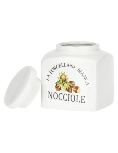 La Porcellana Bianca-Conserva Bar Por 0,5 Lt Deco Nocciole Gb Gift Box