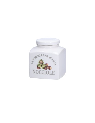 La Porcellana Bianca-Conserva Bar Por 0,5 Lt Deco Nocciole Gb Gift Box