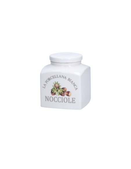 La Porcellana Bianca-Conserva Bar Por 0,5 Lt Deco Nocciole Gb Gift Box