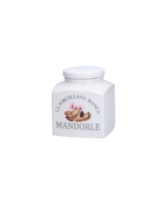 La Porcellana Bianca-Conserva Bar Por 0,5 Lt Deco Mandorle Gb Gift Box