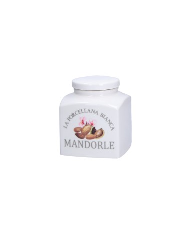 La Porcellana Bianca-Conserva Bar Por 0,5 Lt Deco Mandorle Gb Gift Box