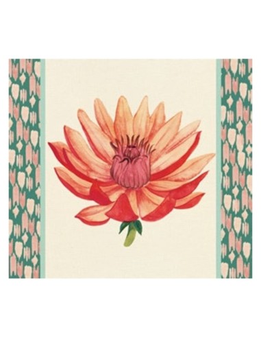 L'Oca Nera -  Tovaglietta Rigida Avorio 39x35 cm -  Riflessi di Loto