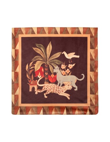 L'Oca Nera - Cuscino 48x48 cm- Cacao