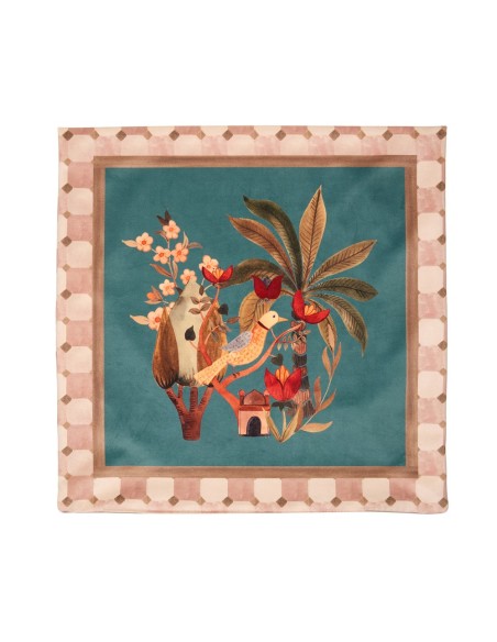 L'Oca Nera - Cuscino 48x48 cm - Ottanio