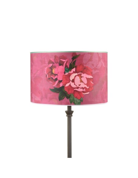 L'Oca Nera - Paralume Cilindrico Medio Ø35x23h cm - Petali D'Oriente