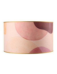 L'Oca Nera - Paralume a Sospensione Cilindrico Grande Ø50x29h cm - Dune di Seta