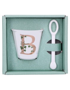 La Porcellana Bianca-Unico Bicchierino B C/Cucchiaino 75 CC Gb 75 Cm Gift Box 2