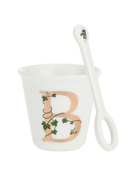 La Porcellana Bianca-Unico Bicchierino B C/Cucchiaino 75 CC Gb 75 Cm Gift Box