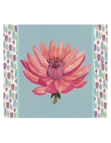 L'Oca Nera -  Tovaglietta Rigida Celeste 39x35 cm -  Riflessi di Loto