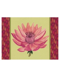 L'Oca Nera -  Tovaglietta Rigida Lime 39x29,5 cm -  Riflessi di Loto