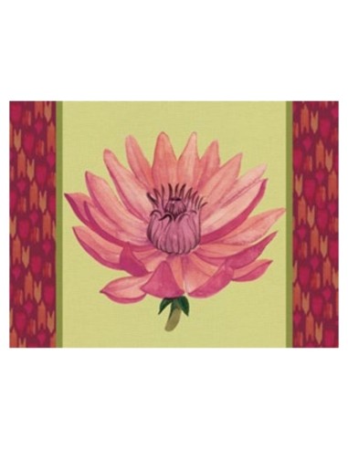 L'Oca Nera -  Tovaglietta Rigida Lime 39x29,5 cm -  Riflessi di Loto