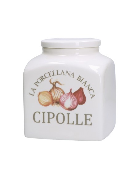 La Porcellana Bianca-Conserva Baratt. Deco 3,5 L Cipolle Gb Gift Box