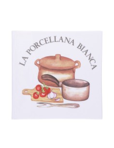 La Porcellana Bianca-Conserva Sottop Dec Quad 18X18 Cm Gb Gift Box