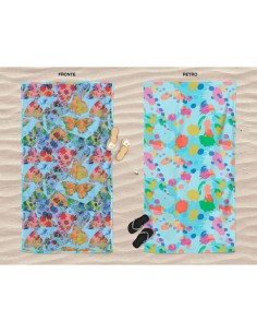 Daunex - Telo mare compact dry dis.Colorful 100x170 cm