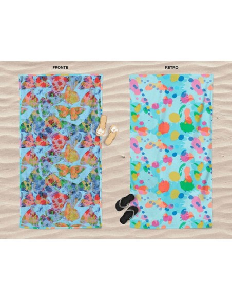 Daunex - Telo mare compact dry dis.Colorful 100x170 cm