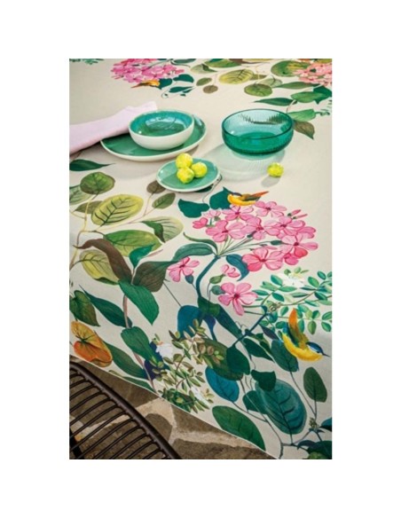 L'Oca Nera - Jaipur - Tovaglia Antimacchia cm 155 x 180 · 6 posti
