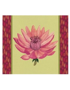 L'Oca Nera -  Tovaglietta Rigida Lime 39x35 cm -  Riflessi di Loto