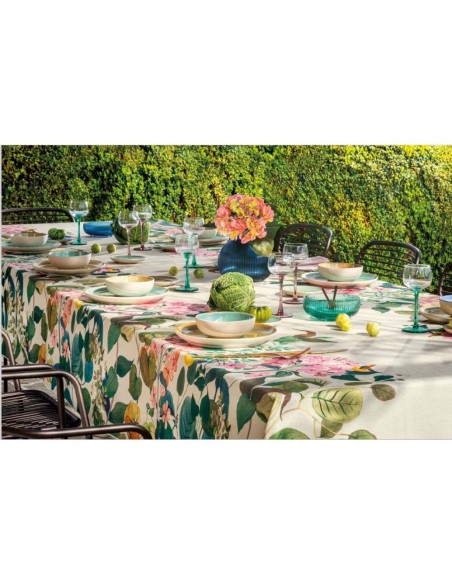 L'Oca Nera - Jaipur - Tovaglia Antimacchia cm 155 x 320 · 12 posti