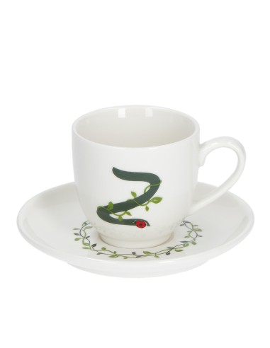 La Porcellana Bianca·tazza Caffe' C/p Lettera 'z' Cc 85 in Gift Box