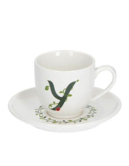 La Porcellana Bianca-Solotua Tazza Caffe' C/P 'Y' Cc 90 Gb Gift Box