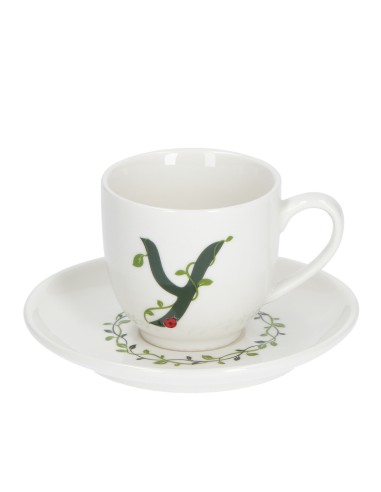 La Porcellana Bianca-Solotua Tazza Caffe' C/P 'Y' Cc 90 Gb Gift Box