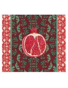 L'Oca Nera -  Tovaglietta Rigida Cacao 39x35 cm -  Melograno D'Oriente