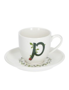 La Porcellana Bianca·tazza Caffe' C/p Lettera 'p' Cc 85 in Gift Box 2