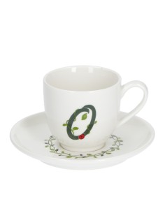 La Porcellana Bianca·tazza Caffe' C/p Lettera 'o' Cc 85 in Gift Box 2