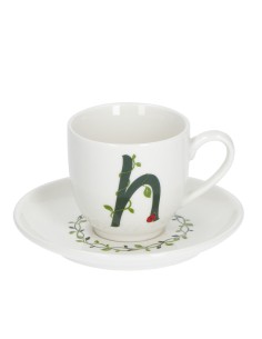 La Porcellana Bianca·tazza Caffe' C/p Lettera 'h' Cc 85 in Gift Box 2
