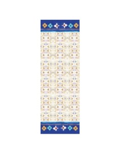 L'Oca Nera - Mandalay - Runner Antimacchia cm 155 x 50, 2 posti 2