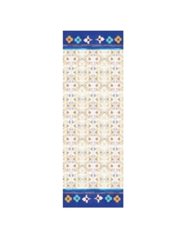 L'Oca Nera - Mandalay - Runner Antimacchia cm 155 x 50, 2 posti