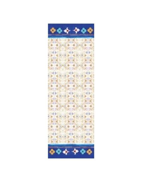 L'Oca Nera - Mandalay - Runner Antimacchia cm 155 x 50, 2 posti
