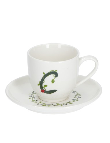 La Porcellana Bianca-Solotua Tazza Caffe' C/P 'C' Cc 90 Gb Gift Box