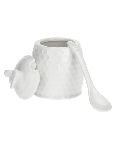 La Porcellana Bianca-Aperegina Zuccheriera C/Cuc 10X6,5 Cm Lb Gift Box