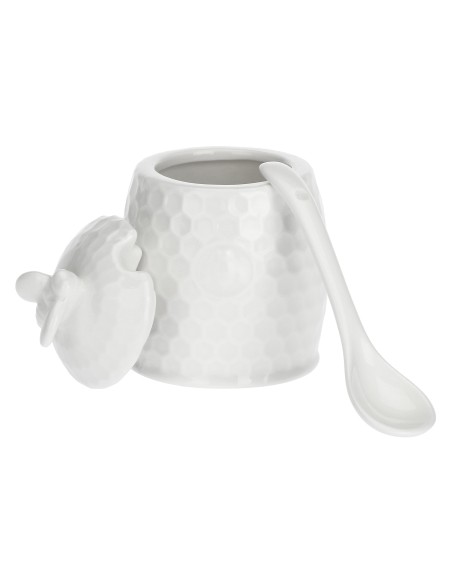 La Porcellana Bianca-Aperegina Zuccheriera C/Cuc 10X6,5 Cm Lb Gift Box