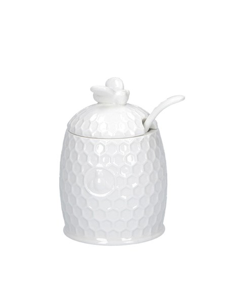 La Porcellana Bianca-Aperegina Zuccheriera C/Cuc 10X6,5 Cm Lb Gift Box