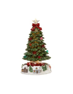 L'Oca Nera - Albero con Treno, Movimento, Musica e Led  Ø17x30h