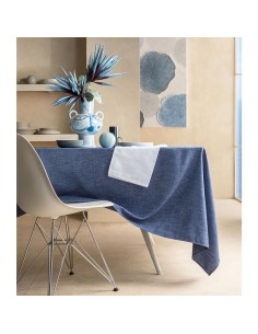 L'Oca Nera - Blu Di Persia -Tovaglia Antimacchia cm 155 x 320 · 12 posti