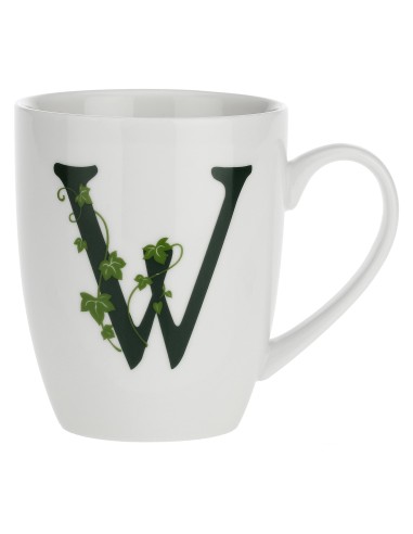 La Porcellana Bianca-Atupertu Mug Lettera W Cc 380 Gb 380 Cm Gift Box