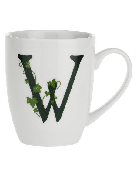 La Porcellana Bianca-Atupertu Mug Lettera W Cc 380 Gb 380 Cm Gift Box