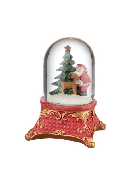 L'Oca Nera - Boule De Neige Babbo Natale  11x11x15h