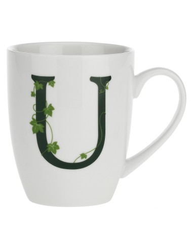 La Porcellana Bianca-Atupertu Mug Lettera U Cc 380 Gb 380 Cm Gift Box