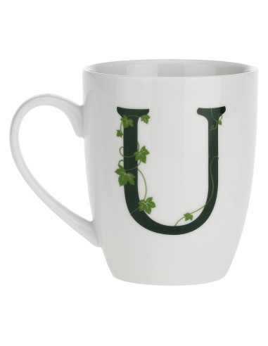 La Porcellana Bianca-Atupertu Mug Lettera U Cc 380 Gb 380 Cm Gift Box