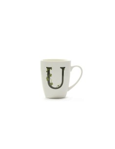 La Porcellana Bianca-Atupertu Mug Lettera U Cc 380 Gb 380 Cm Gift Box