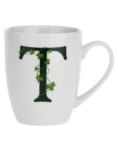La Porcellana Bianca-Atupertu Mug Lettera T Cc 380 Gb 380 Cm Gift Box