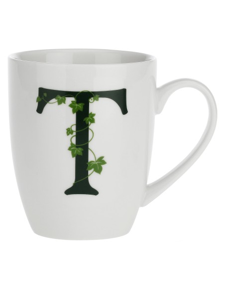 La Porcellana Bianca-Atupertu Mug Lettera T Cc 380 Gb 380 Cm Gift Box